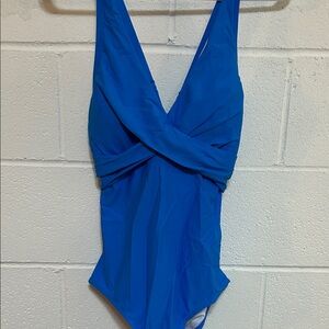 Blue One Piece Swimsuit NWT